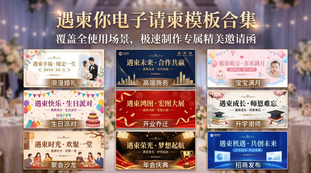 电子请柬群发效率太低？掌握这个方法，轻松批量触达所有亲友